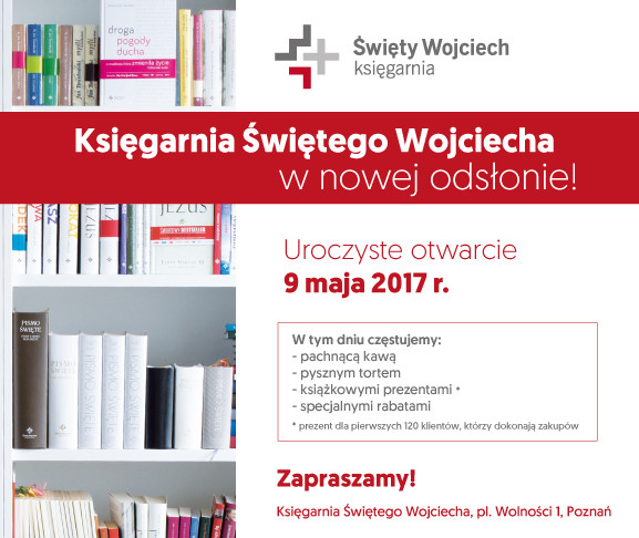 Księgarnia Świętego Wojciecha w nowej odsłonie!