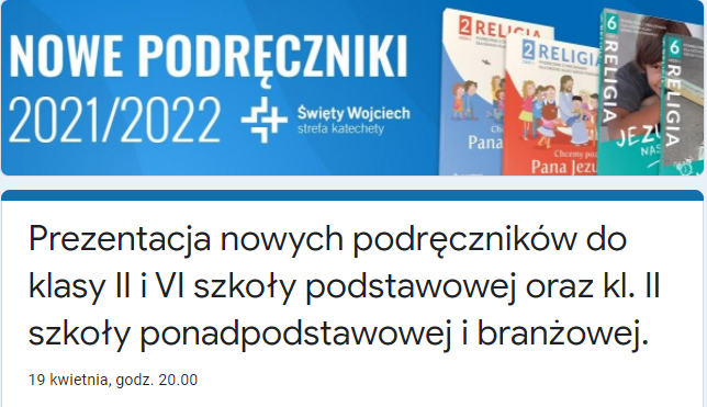 Webinarium "Prezentacja nowych podręczników do klasy II i VI szkoły