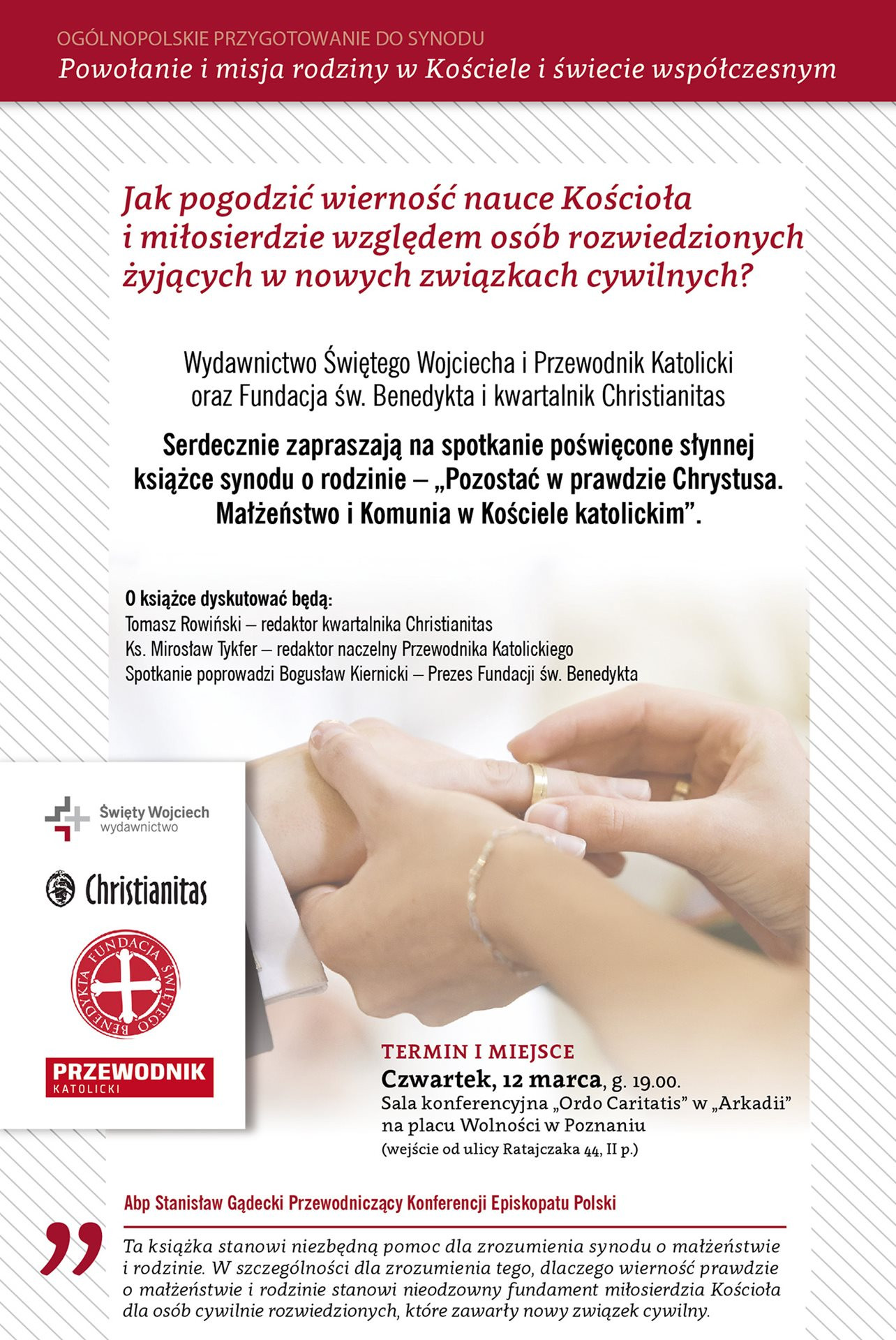 Prezentacja książki "Pozostać w prawdzie Chrystusa"