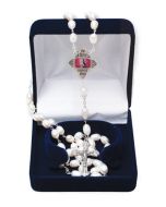 Różaniec ku czci św. Rity edycja prezentowa z pereł