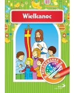 Kolorowanka Wielkanoc + naklejki