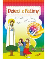 Kolorowanka z naklejkami. Dzieci z Fatimy