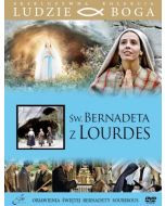Płyta DVD z Książką-Święta Bernadeta z Lourdes, DVD + album seria Ludzie Boga