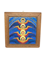 Płytka ceramiczna w ramce 13x13 cm. Anioły Fernando