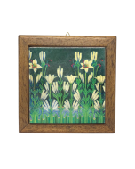 Płytka ceramiczna w ramce 13x13 cm. Lilie Fernando