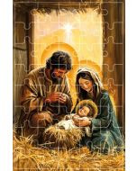 Puzzle religijne - Święta Rodzina z Dzieciątkiem w żłóbku
