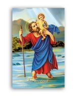 Obrazek Święty Krzysztof z modlitwą kierowcy