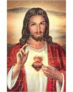 Puzzle religijne - Serce Jezusa