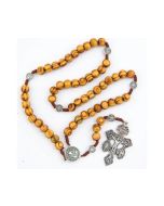 Różaniec drewniany z Krzyżem Przebaczenia