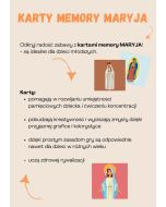 Maryja - karty memory dla dzieci młodszych z SPE (PDF)