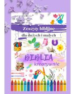 Biblia kreatywnie zeszyt fioletowy Zeszyty biblijne dla dużych i małych Bookly