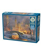 Puzzle 500 Zima w parku Cobble Hill