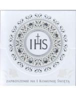 Zaproszenie na I Komunię Świętą nr 75 zestaw 10 sztuk