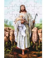Puzzle religijne na Wielkanoc - Chrystus Dobry Pasterz