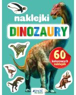 Naklejki - Dinozaury. 60 kolorowych naklejek
