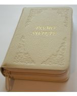 Biblia Tysiąclecia - oazowa, skórzany biały futerał, paginatory