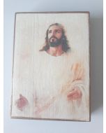 Ikona Jezus w białej szacie 13,5x18 Lancelot Studio