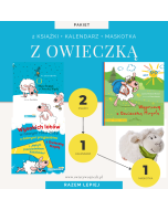 Książki z Owieczką Magdą i Maskotką