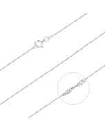 Łańcuszek srebrny pr. 925 singapur 1,3 mm LSN020 45cm