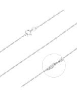 Łańcuszek srebrny pr. 925 singapur 1,6 mm LSN025