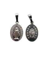 Medalik srebrny z Matką Boską
