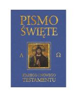 Pismo Święte Starego i Nowego Testamentu granatowe 
