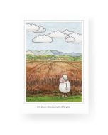 Pocztówka z kolorowanką - Jeśli ziarno obumrze