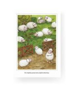 Pocztówka z kolorowanką - Kto wejdzie