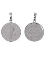 Medalik srebrny - Medalik Świętego Benedykta MM088