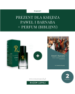 Prezent dla księdza książka Paweł i Barnaba + perfum biblijny