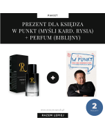 Prezent dla księdza książka W punkt + perfum biblijny