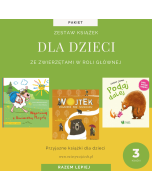 Zestaw przyjaznych książek ze zwierzętami dla dzieci