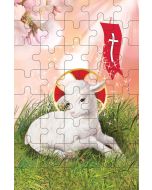 Puzzle religijne na Wielkanoc - Baranek Boży