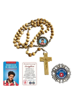 Różaniec ku czci św. Carla Acutisa z relikwiami III stopnia