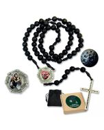 Różaniec z lawy wulkanicznej ku czci św. Józefa 