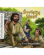 Święty Józef - kolorowanka