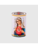 Znicz Świeca ekologiczna Serce Maryi biała SKL