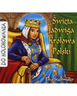 Święta Jadwiga Królowa Polski – kolorowanka