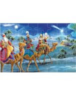 Puzzle religijne - Puzzle Boże Narodzenie Trzej Królowie w podróży