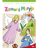 Uczymy się modlitwy Zdrowaś Maryjo. Kolorowanka