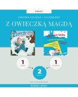 Zimowy zestaw z Owieczką Magdą (książka + kalendarz 2026)
