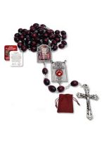 Różaniec św. Józefa z pobłogosławioną lilią  San Gabriele