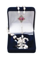 Różaniec ku czci św. Rity edycja prezentowa z pereł