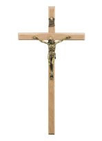 Krzyż wiszący 15x8 cm drewno jasne