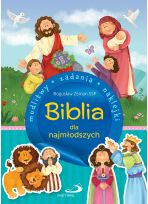 Biblia dla najmłodszych. Modlitwy, zadania, naklejki
