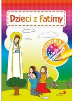 Kolorowanka z naklejkami. Dzieci z Fatimy