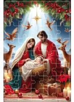 Puzzle religijne - Święta Rodzina z Dzieciątkiem
