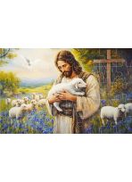 Puzzle religijne na Wielkanoc - Chrystus Dobry Pasterz  