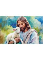 Puzzle religijne na Wielkanoc - Chrystus Dobry Pasterz