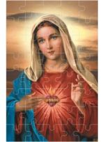 Puzzle religijne - Serce Maryi